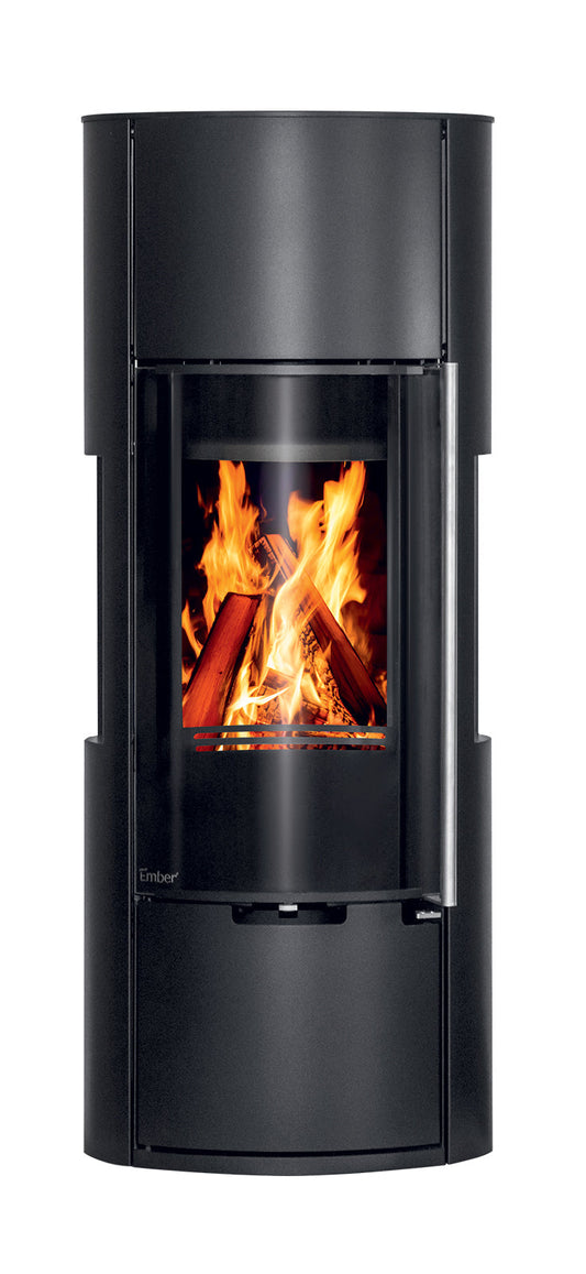 Ember Kaminofen E-15XL VG mit dreiseitiger Verglasung