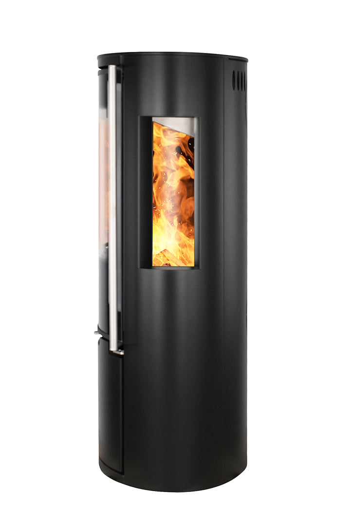 Ember Kaminofen E-15 in perspektivischer Ansicht