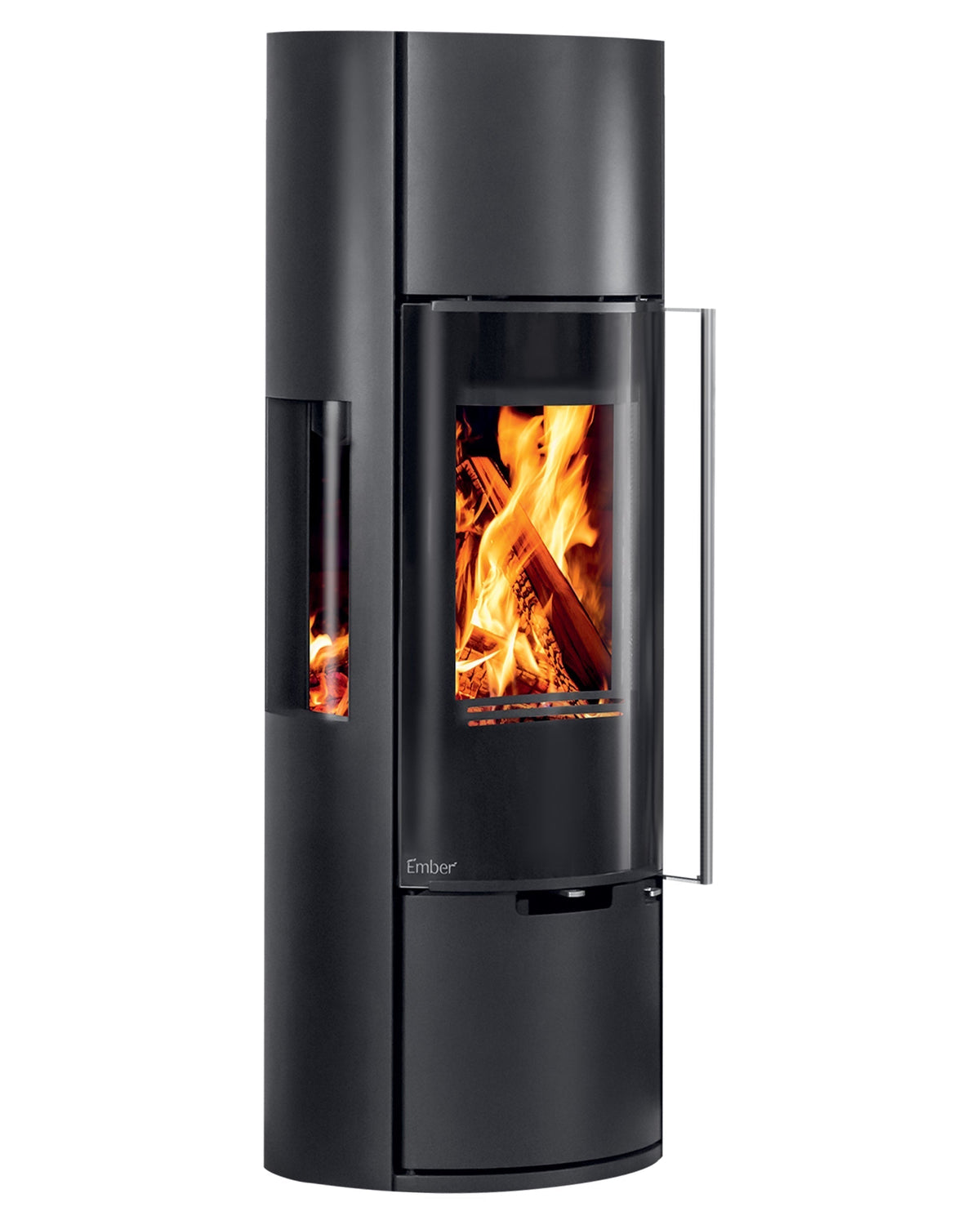 Ember Kaminofen E-15XL in perspektivischer Ansicht