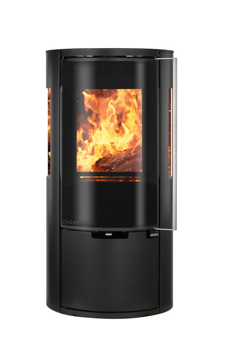 Ember Kaminofen E-15 VG mit Glastür